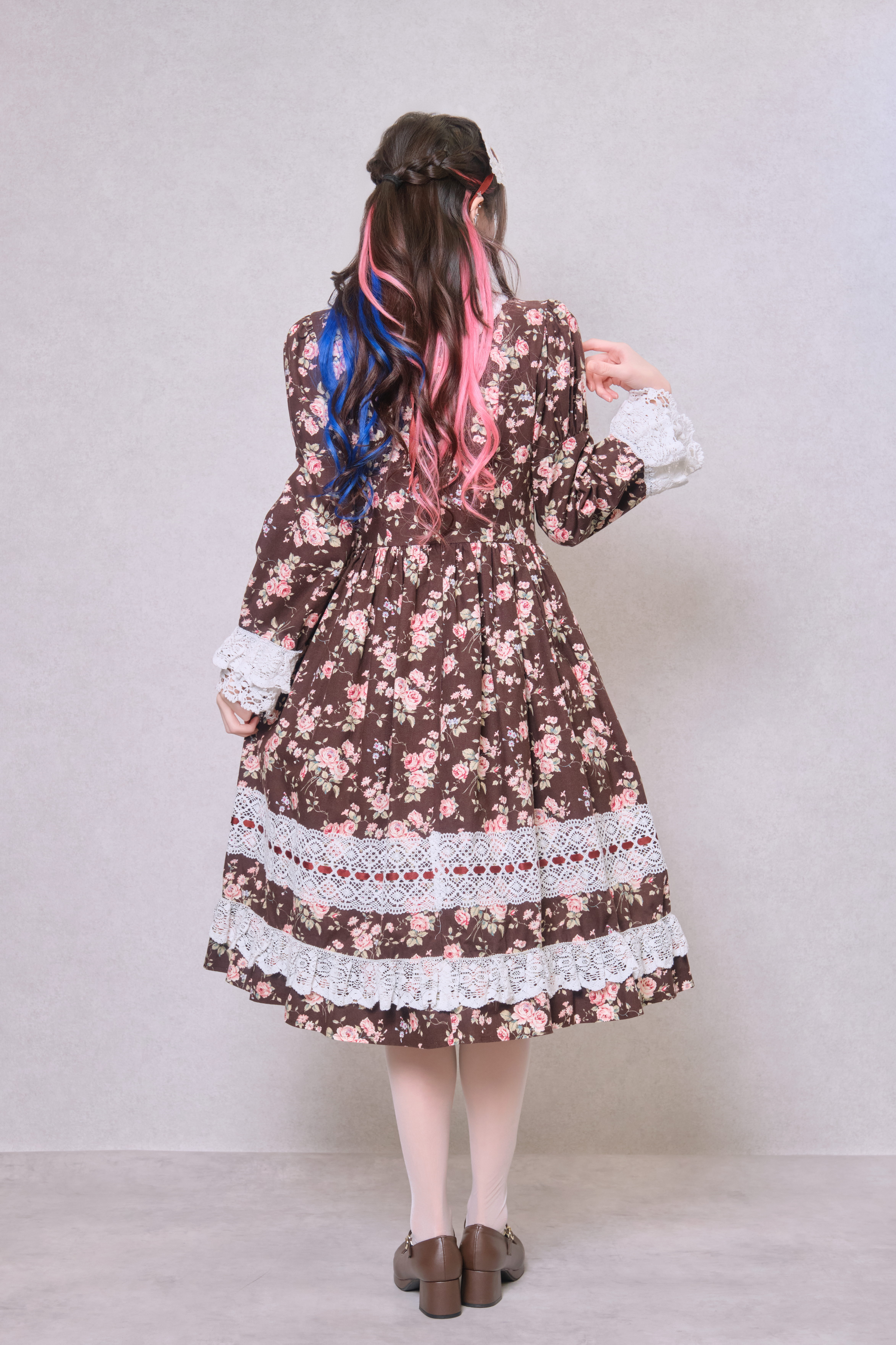 Amazon.co.jp: 【Sanjucos】 クラシカル レトロ ロリータ 長袖