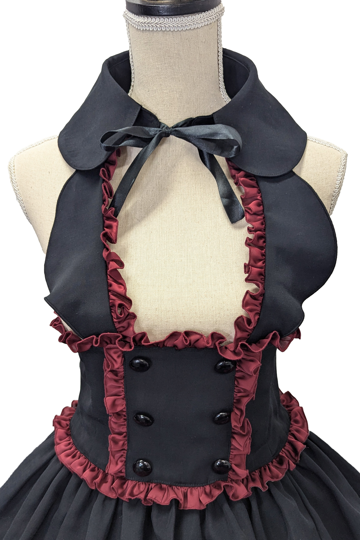 かわいいドール　ロリィタ シャツandワンピースセット レトロドール ワンピース4点セット クラロリ しゅくれどーる