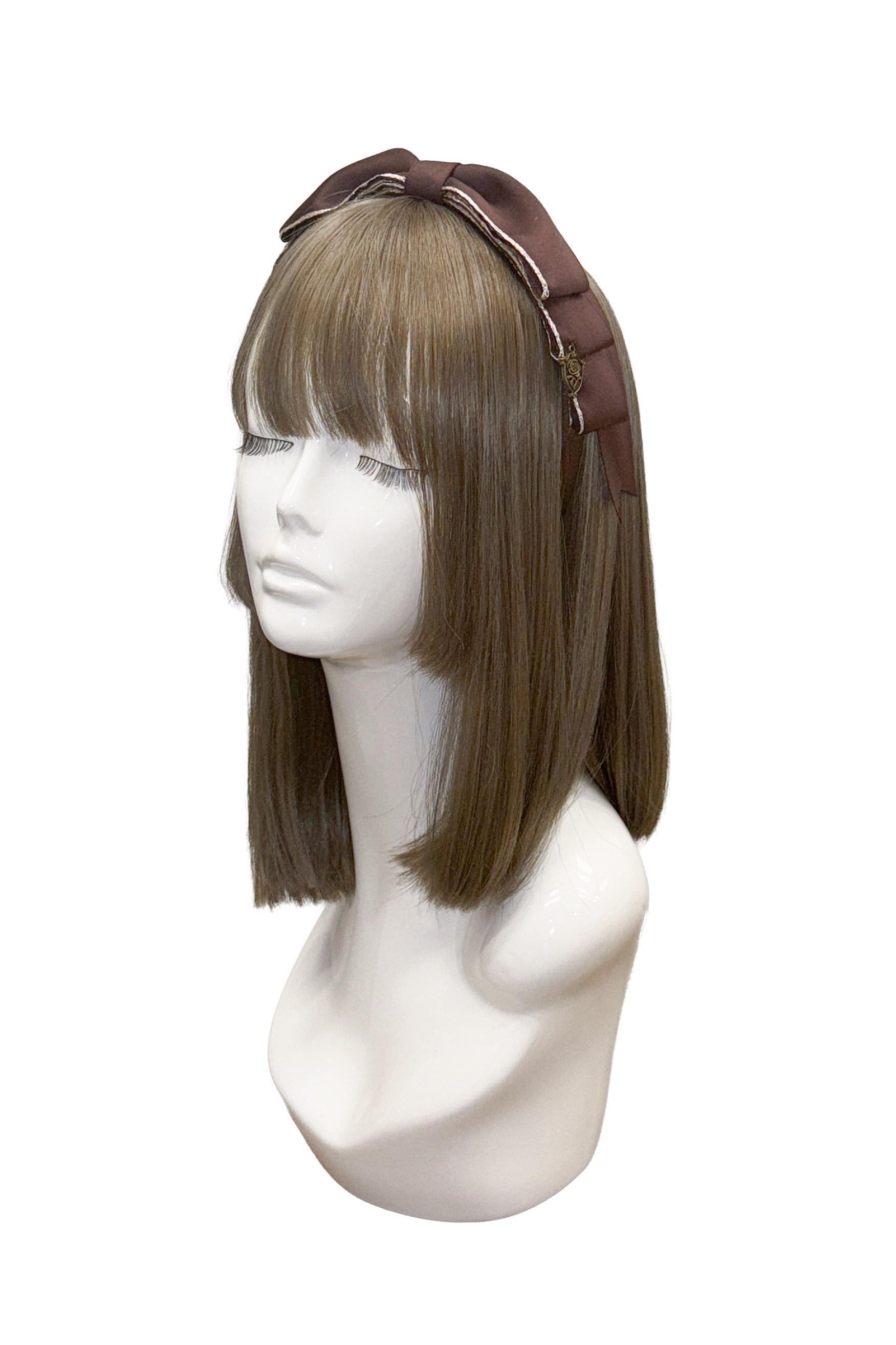ブリティッシュストライプ丸衿ワンピース(生成)｜東京ロリィタ-TOKYO