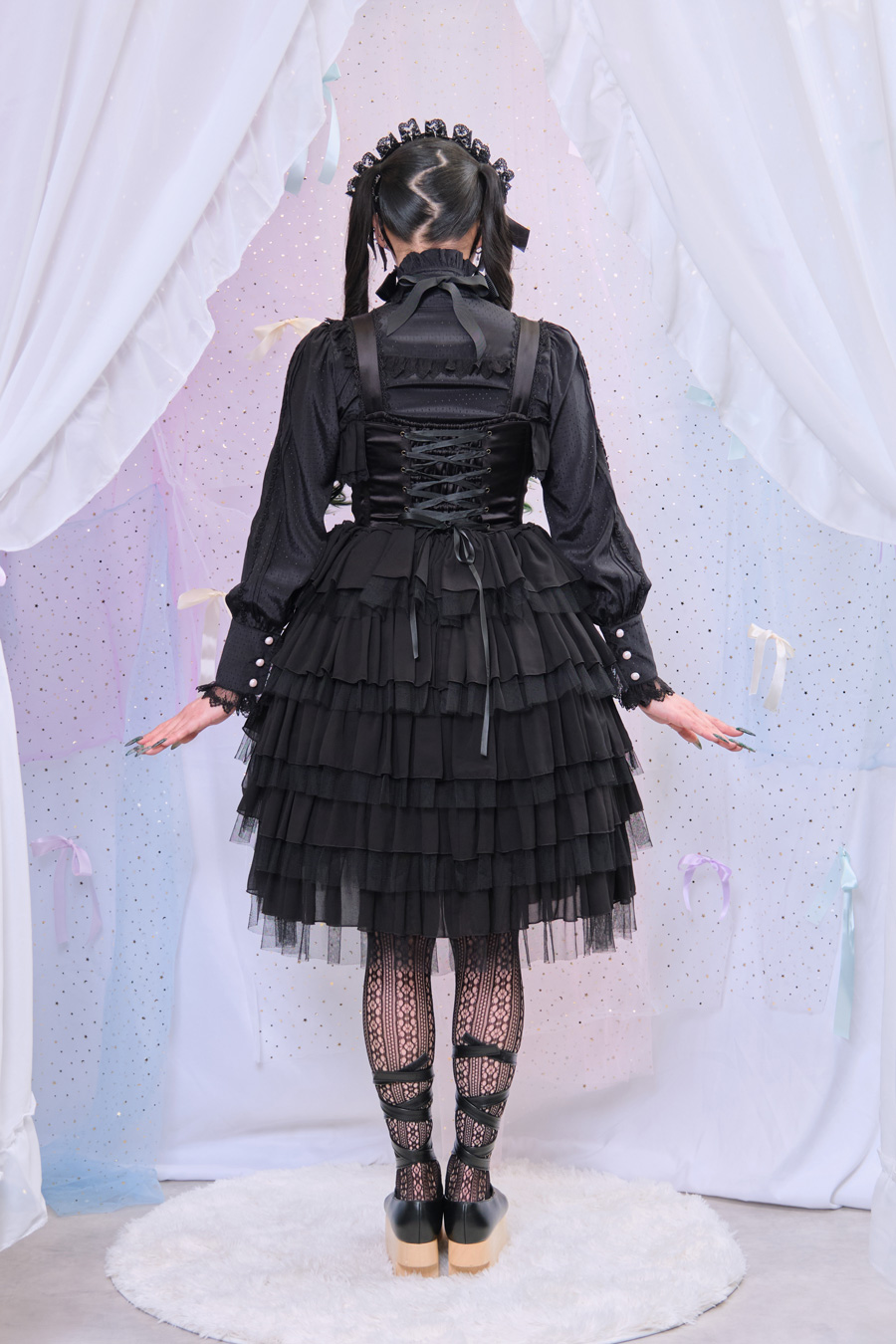 ノネットジャンパースカート(ブラック)｜東京ロリィタ-TOKYO LOLITA
