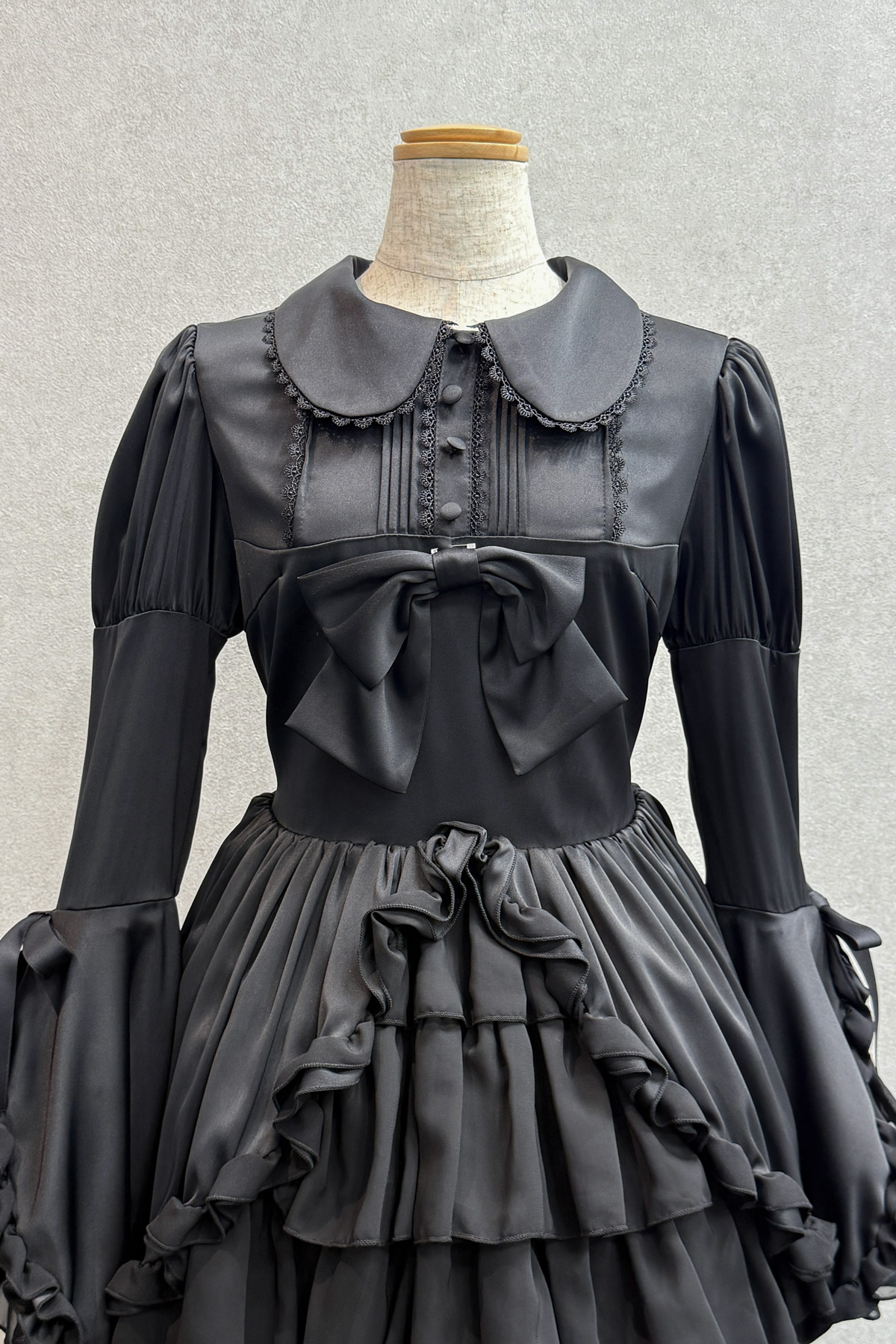 Frilly Ribbon Belle Dress ブラック｜東京ロリィタ-TOKYO LOLITA
