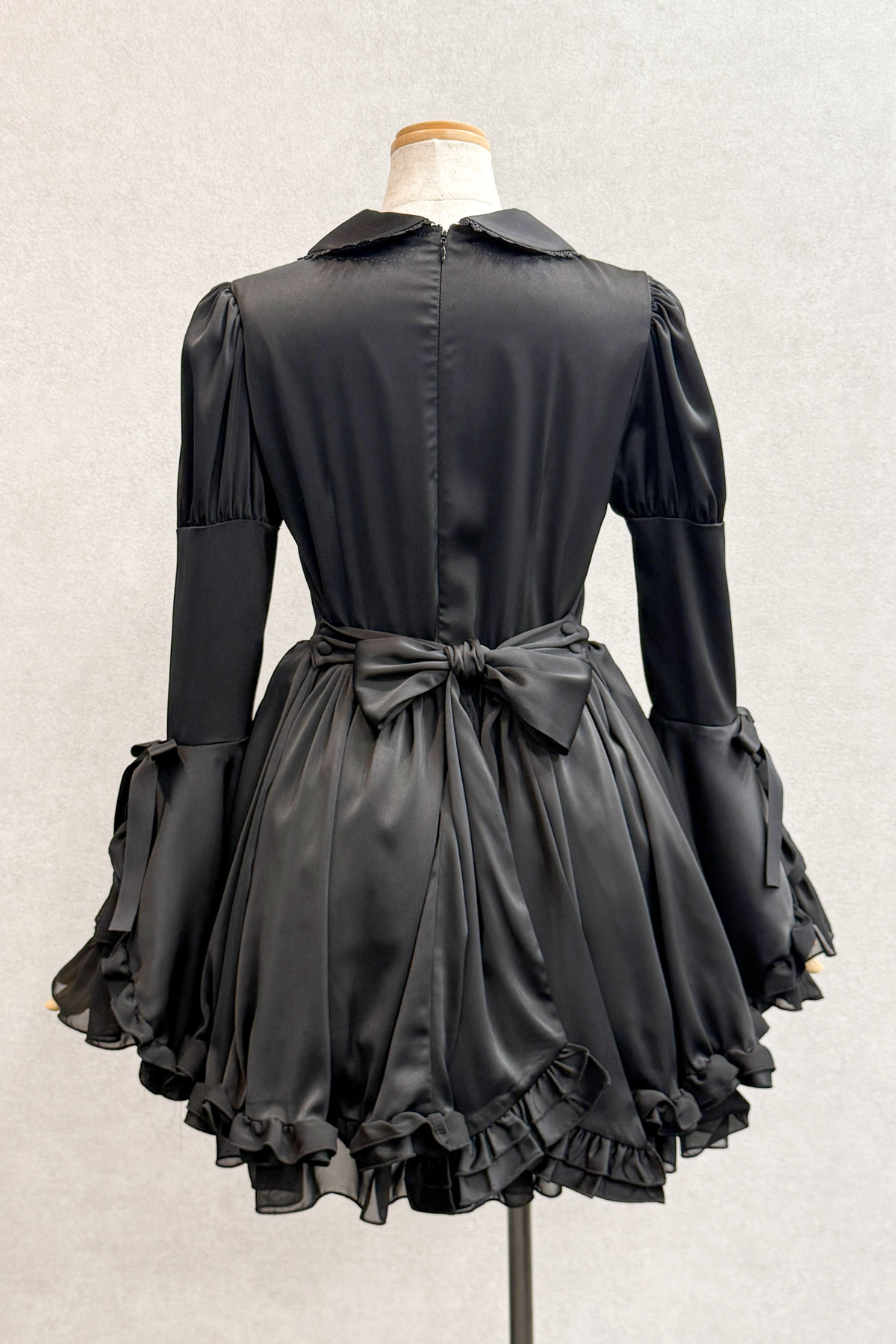 Frilly Ribbon Belle Dress ブラック｜東京ロリィタ-TOKYO LOLITA