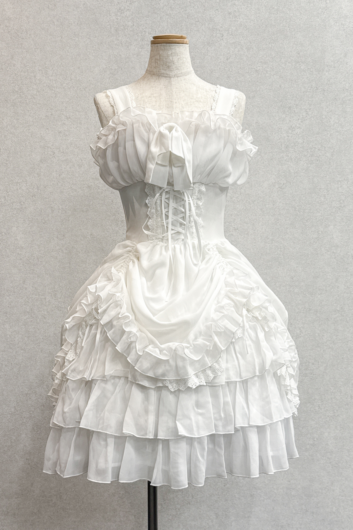 Eternal Waltz Jumper Skirt white