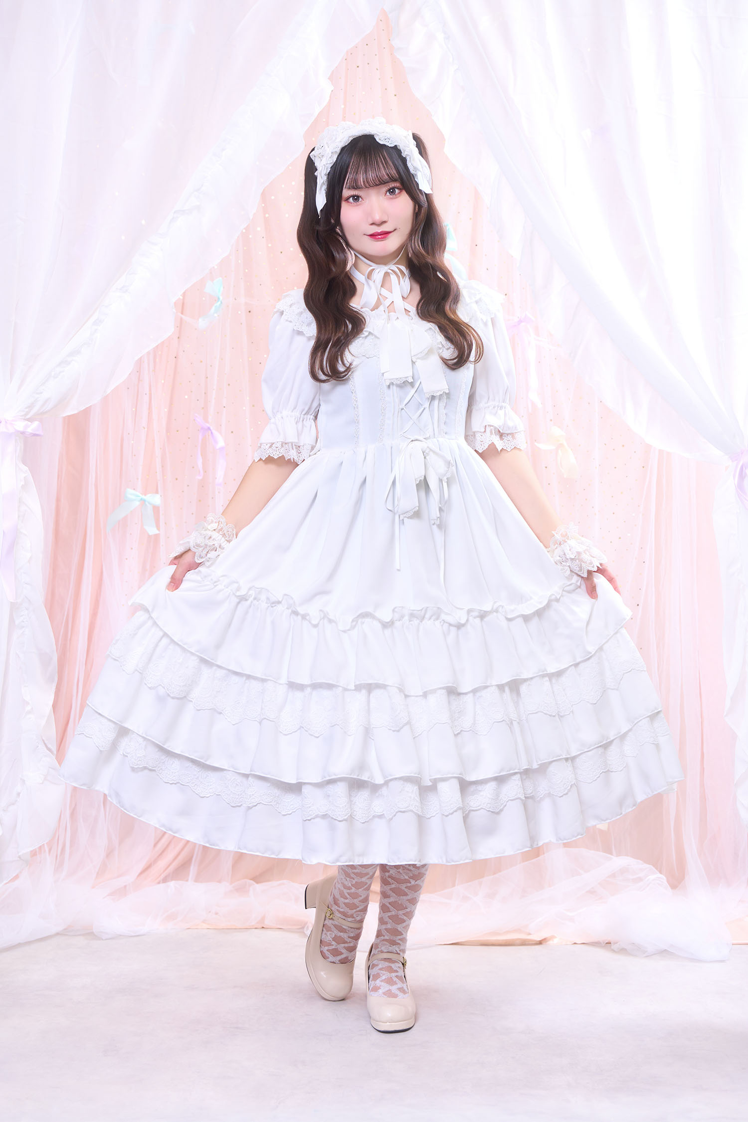 Aveline Mimore Dress　ホワイト