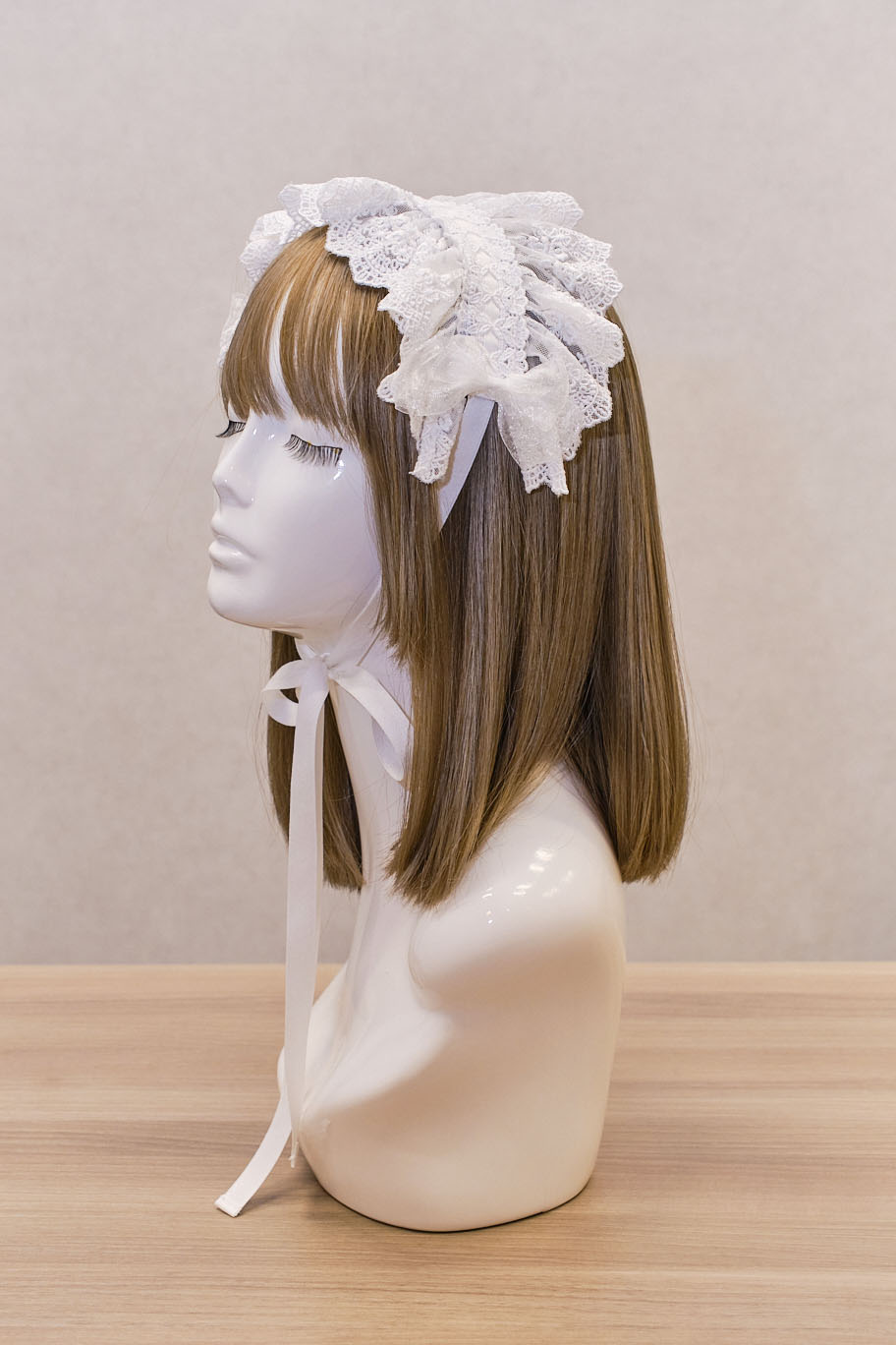 Gothic Lattices Headdress white