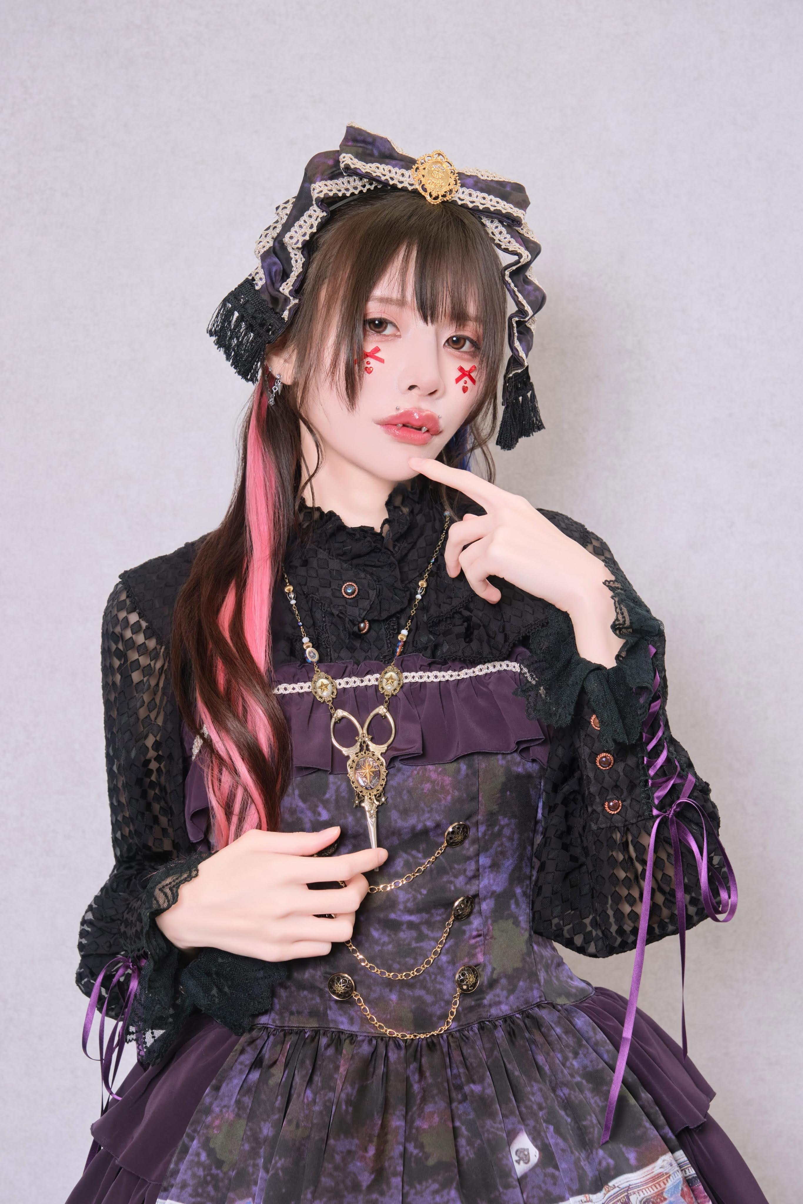 不思議な奇術師と魔法の夜柄ジャンパースカートⅠ型｜東京ロリィタ