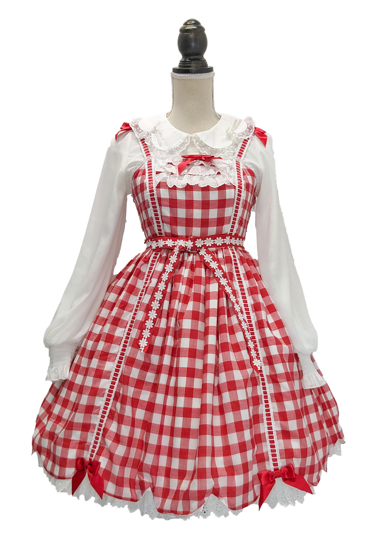 ハニーバンチ 赤チェック トレンチコート ロリータ ゴスロリ 7 - closet child オンラインショップ