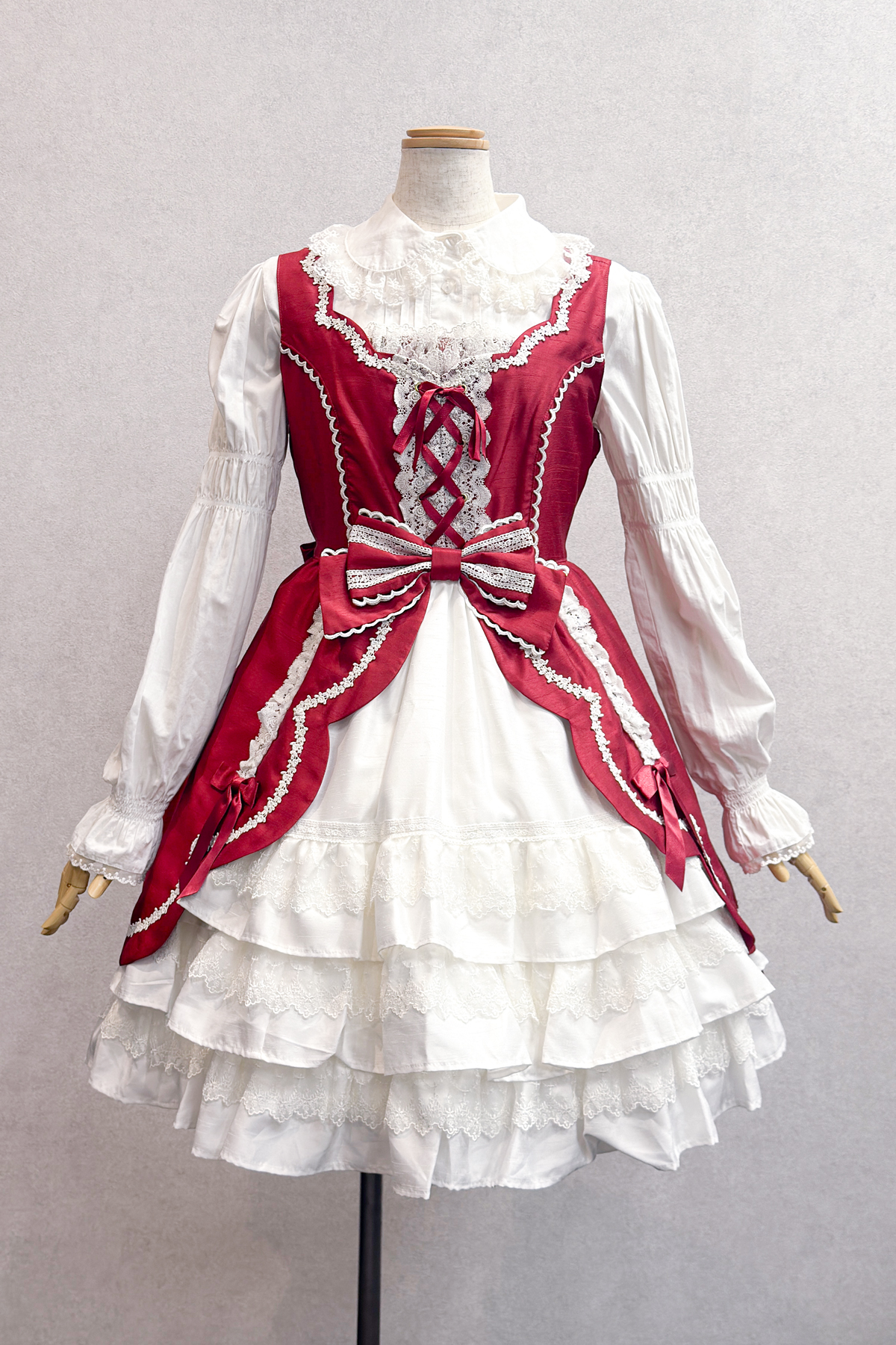 スカラップレースドールジャンパースカート｜東京ロリィタ-TOKYO