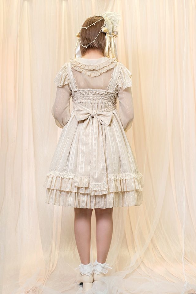 カットドビーミディアムフリルジャンパースカート｜東京ロリィタ-TOKYO