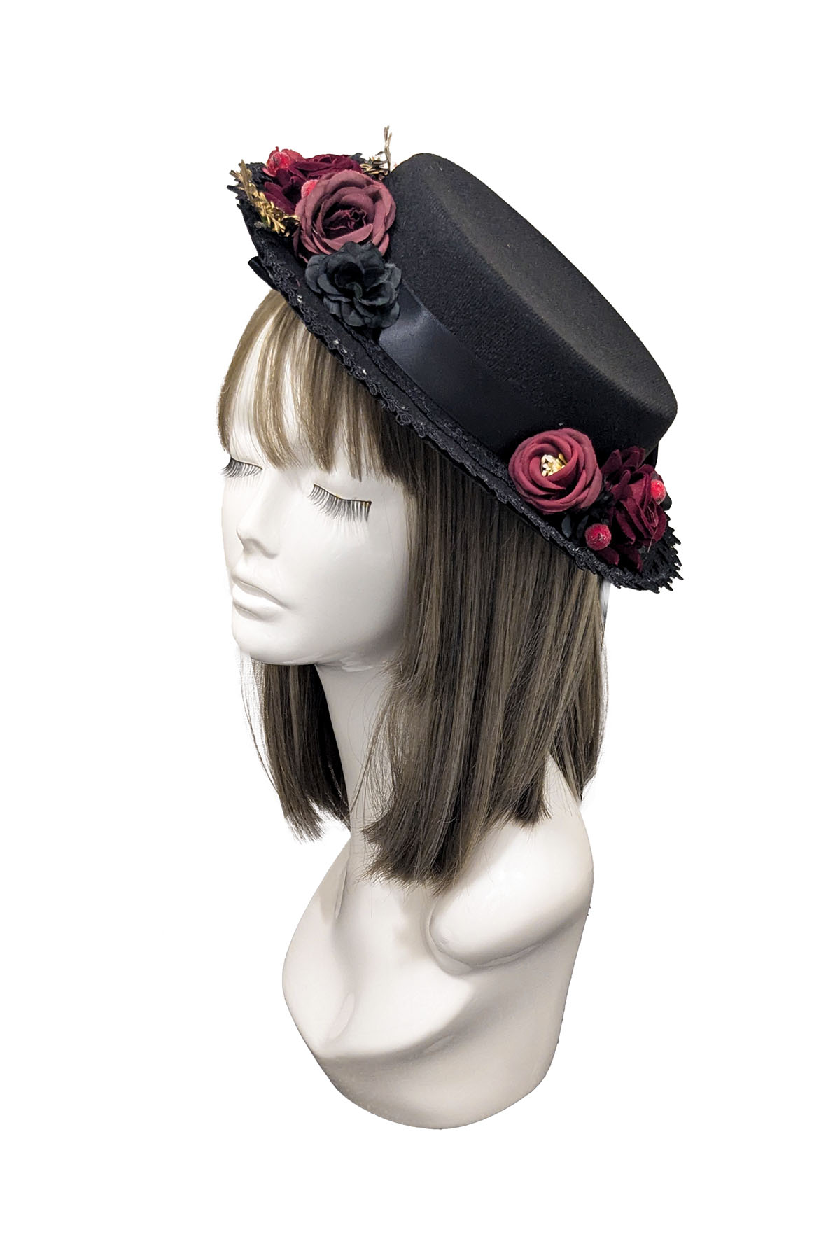 薔薇協奏曲ハット　黒