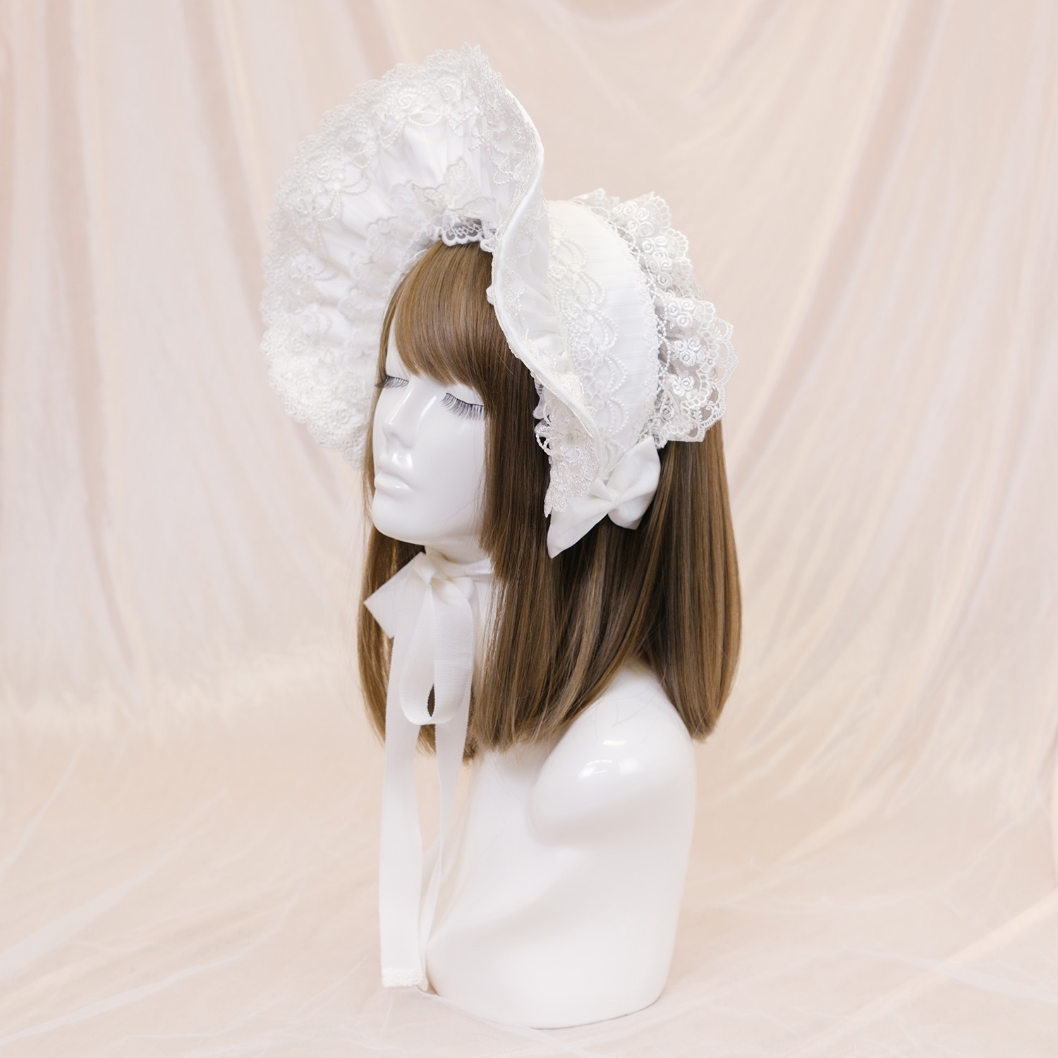 Luxmira ルクスミラ様製 ハーフボンネット ヘッドドレス ハーフボンネット風ヘッドドレス“Mimi” | Luxmira