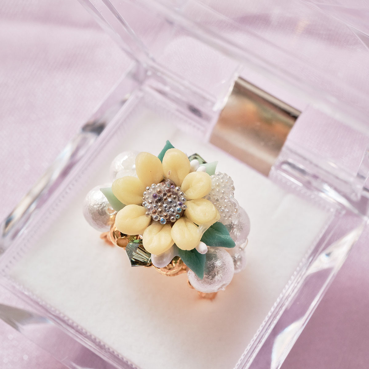 Amoureuse de toi】[東京ロリィタ限定]ひまわりアクセサリー3点セット