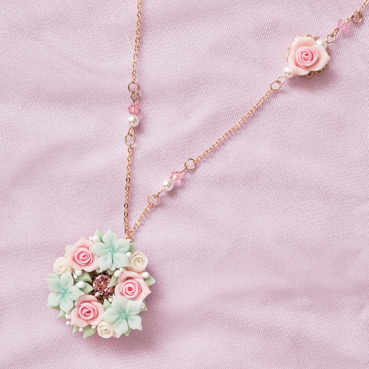 Amoureuse de toi】[東京ロリィタ限定]ピンクアクセサリー3点セット