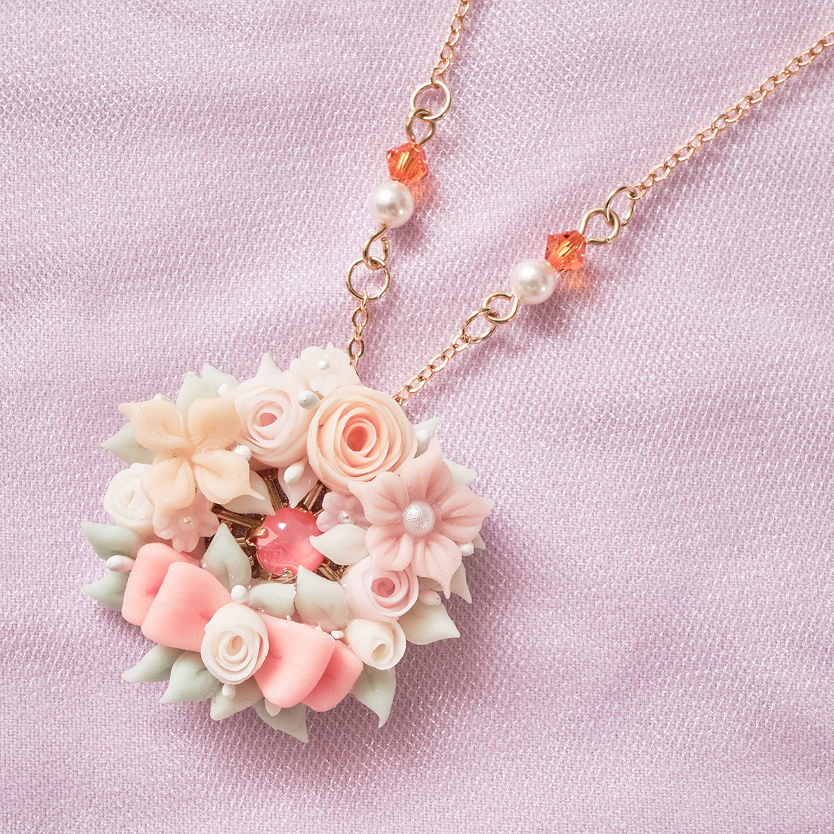 Amoureuse de toi】[東京ロリィタ限定]ネックレス(リボン)｜東京