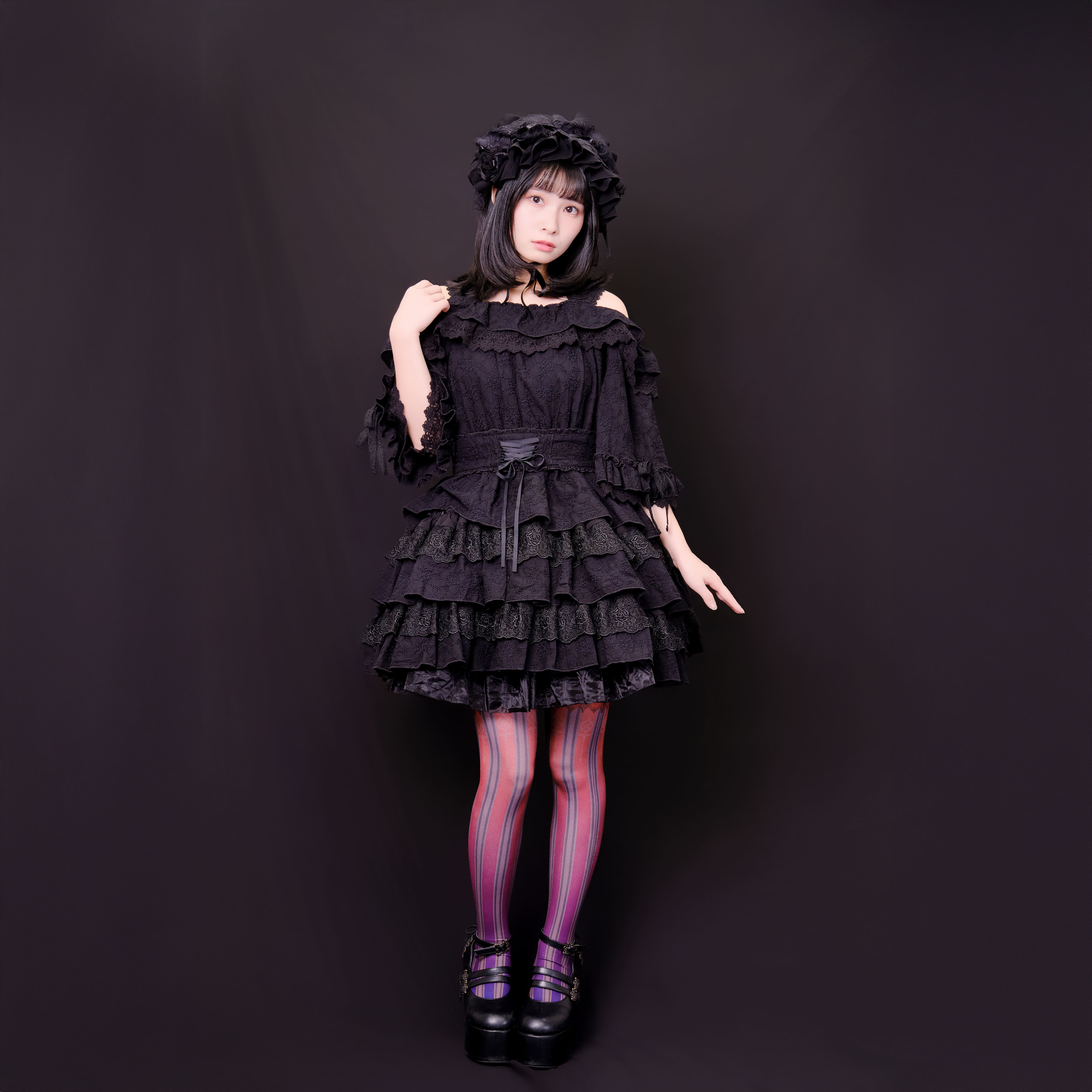 真夜中のサーカス】黒の使者 タイツ｜東京ロリィタ-TOKYO LOLITA