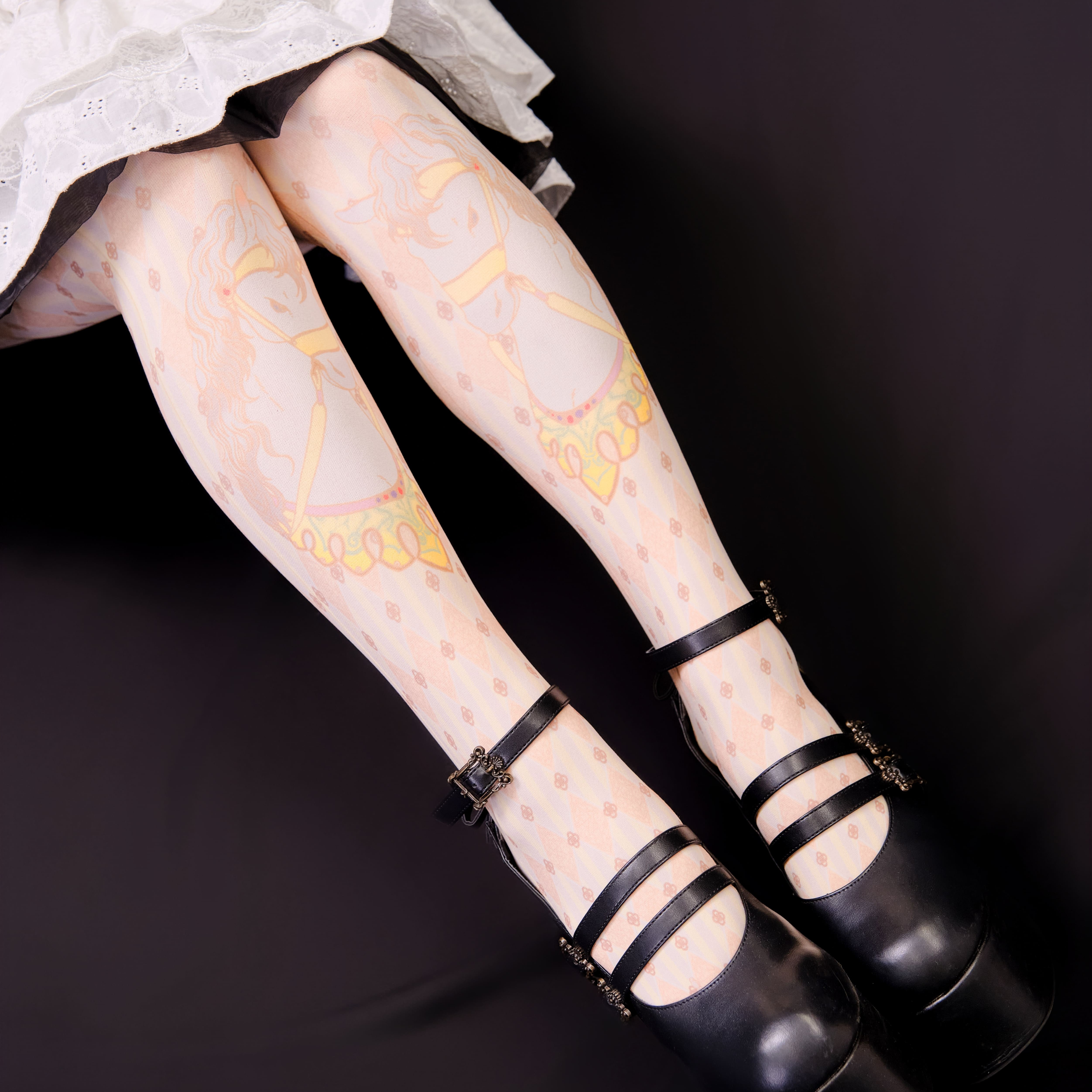 真夜中のサーカス】白の使者 タイツ｜東京ロリィタ-TOKYO LOLITA