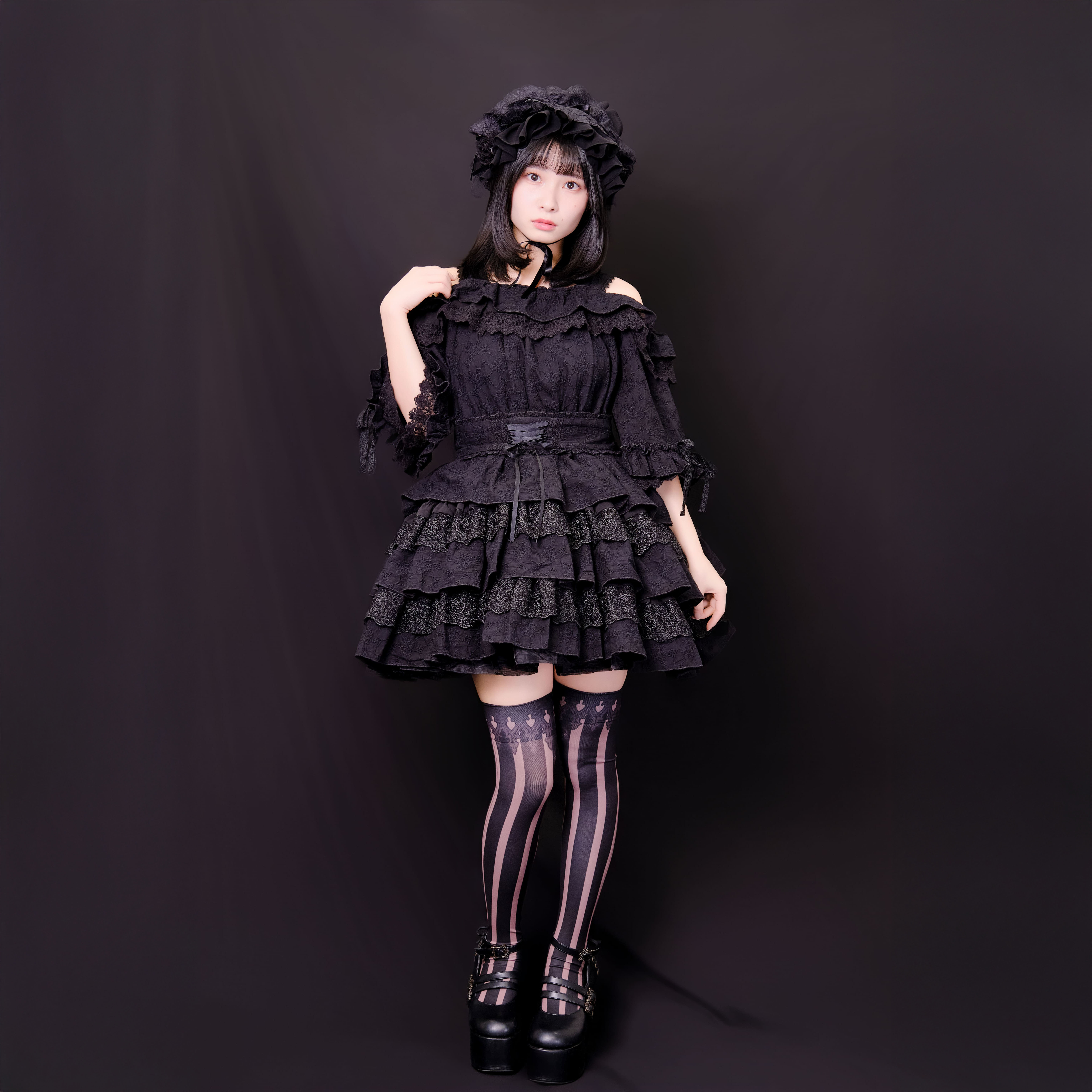 真夜中のサーカス】踊り子オーバーニーソックス｜東京ロリィタ-TOKYO